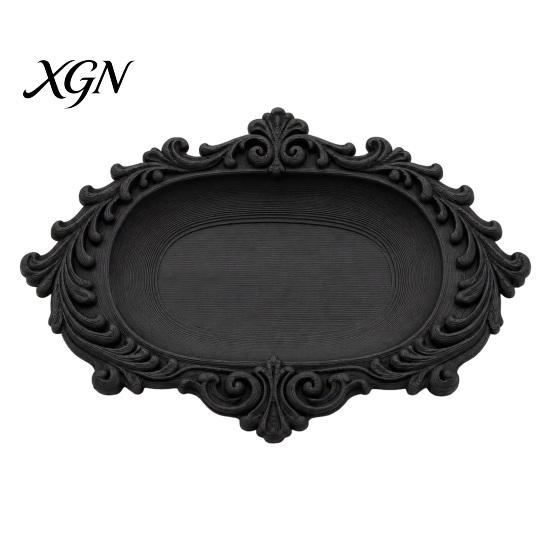Versatile Storage Tray for Vanity Vintage Jewelry Tray, Decorative Trinket Dish Rings And Cosmetics, French Wedding Registry Style Elegant Organizer
