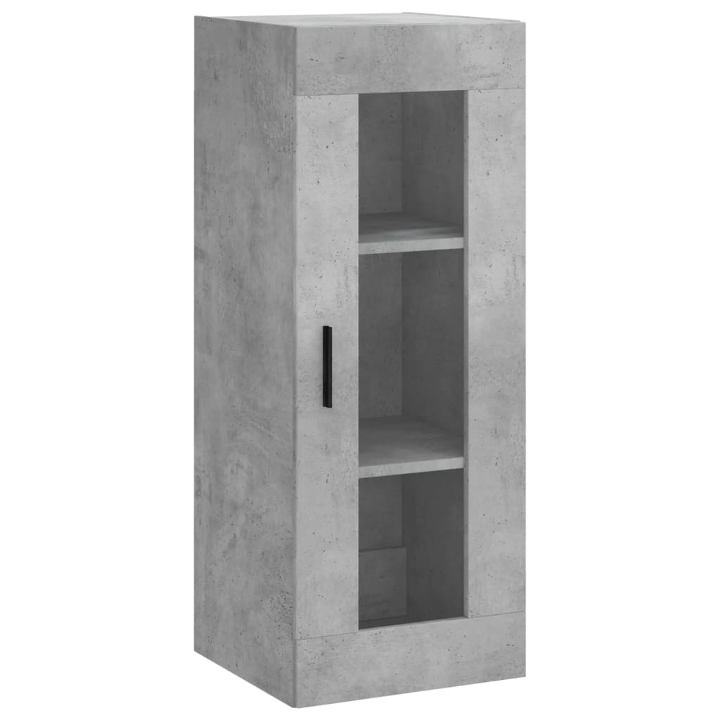 Highboard Concrete Grey 34.5 X 34 X 180 Cm Particleboard