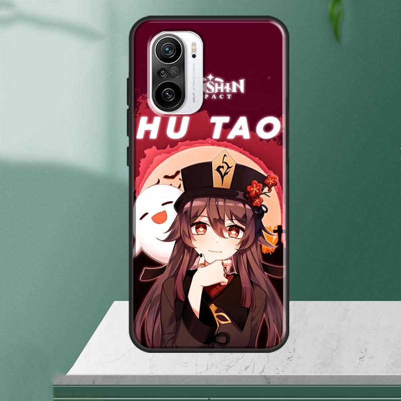 Hu Tao Genshin Impact Cover For Xiaomi 15 14 Ultra 17 Pro Max 13T 14T 15T POCO F5 F6 F7 Pro X5 X6 X7 F8 Ultra Case
