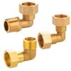 360 Degree Rotatable Brass Fitting 90 Angle Joints Adapter Compatible With Solar Systems Corrosion-resistant Material