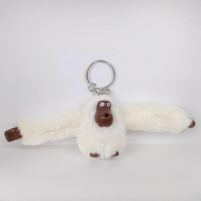 Cute Long-Tailed Monkey Key Chain Cartoon Cute Monkey Keychain Plush Toy Doll Bag Accessories Gift For Children