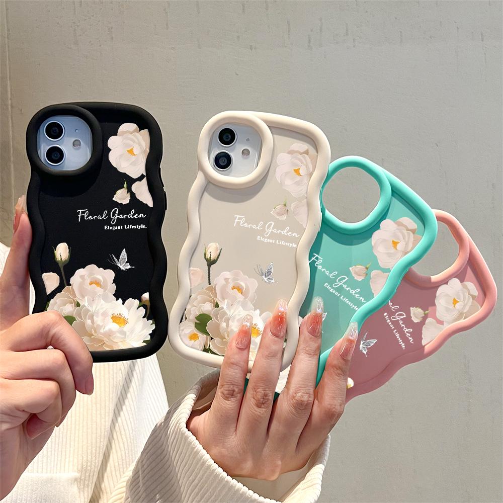 Big Wave Edge Miękki silikonowy materiał Macaron Etui na telefon Odporne na wstrząsy Ochronne gumowe etui na iPhone'a Samsunga Huawei Honor Xiaomi Redmi OnePlus Moto