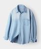 INDUST Bio-Washed Snap Denim Shirt_Light Blue