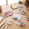 Flip Cover Transparent Storage Box Rectangle Sewing Storage Box  Jewelry Storage