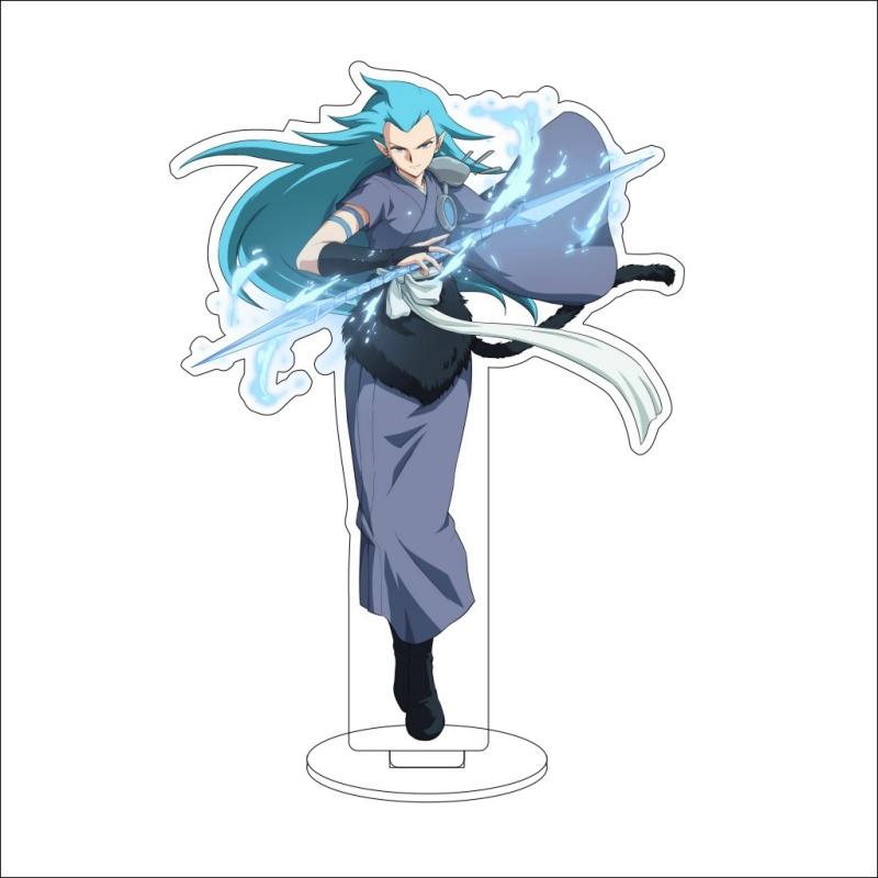 Anime Inuyasha Acrylic Stand Standing Set with Kagome and Sango Cute Cosplay Accessories Desk Decorations Toy for Gift
