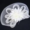 Women Mesh Yarn Headdress Bridal Headwear Hair Pins Hat Hairpin Fascinator Hairpin