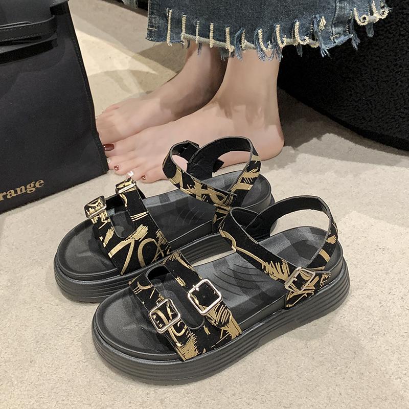 

Летние сексуальные женские сандалии, новые нескользящие трендовые женские туфли высокого качества для отдыха на открытом воздухе, размер 35-40 - универсальные сандалии 40