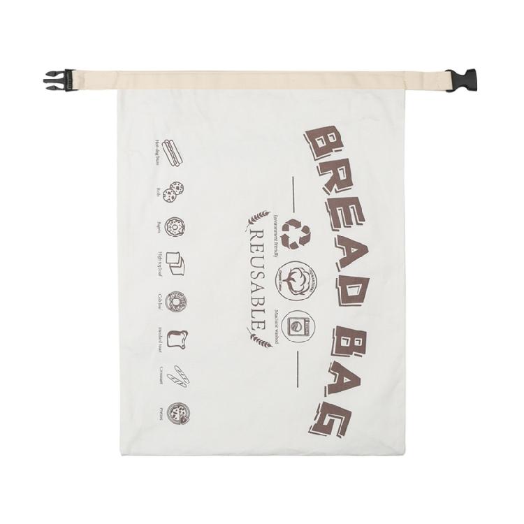 

Practical Organic Bread Storage Bag with Elastic Bands and Carabiner Bees Wax Coated Sandwich Wrap Kitchen Accessory
