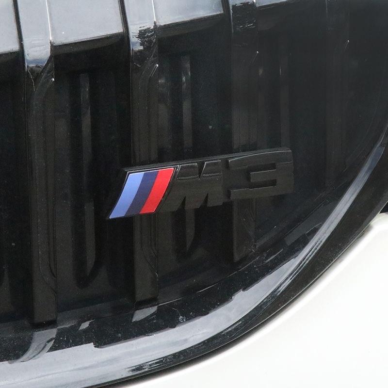 3D ABS Car Front Grille Badge Sticker For BMW M Emblem E90 E92 E93 F80 G80 F82 G82 G83 E28 E34 E39 E60 F90 F06 M1 M2 M3 M5 M6 M7 hbcp90