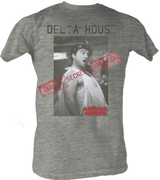 Animal House Movie Double Secret Probation Men T Shirt L
