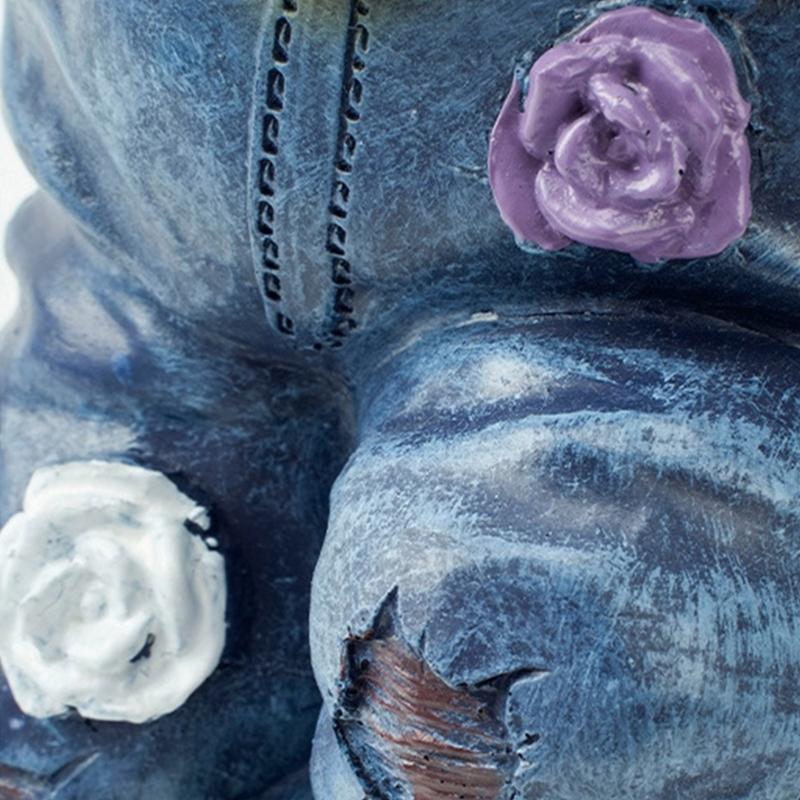 Kreative Hosenbeine Harz Pflanztopf Neuheit Haus Garten Dekoration Mit Drainage Löchern Geeignet Für Terrassen Rasen Garten