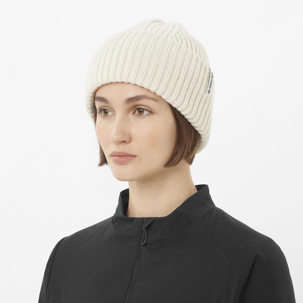 Salomon Winter Training Beanie in Deep Free Size Black/Deep Black,