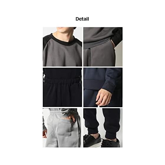 [Arcade] Warm Room Wear, Men's, Winter, Autumn, Sweatshirt, Top and Bottom Set, Fleece Lining, Sweatshirt, Sweatpants, Pajamas, Loungewear, Fleece