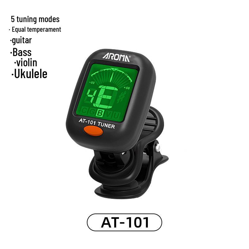 Genuine Aroma Universal Electronic Tuner for Guitar, Violin, and Ukulele