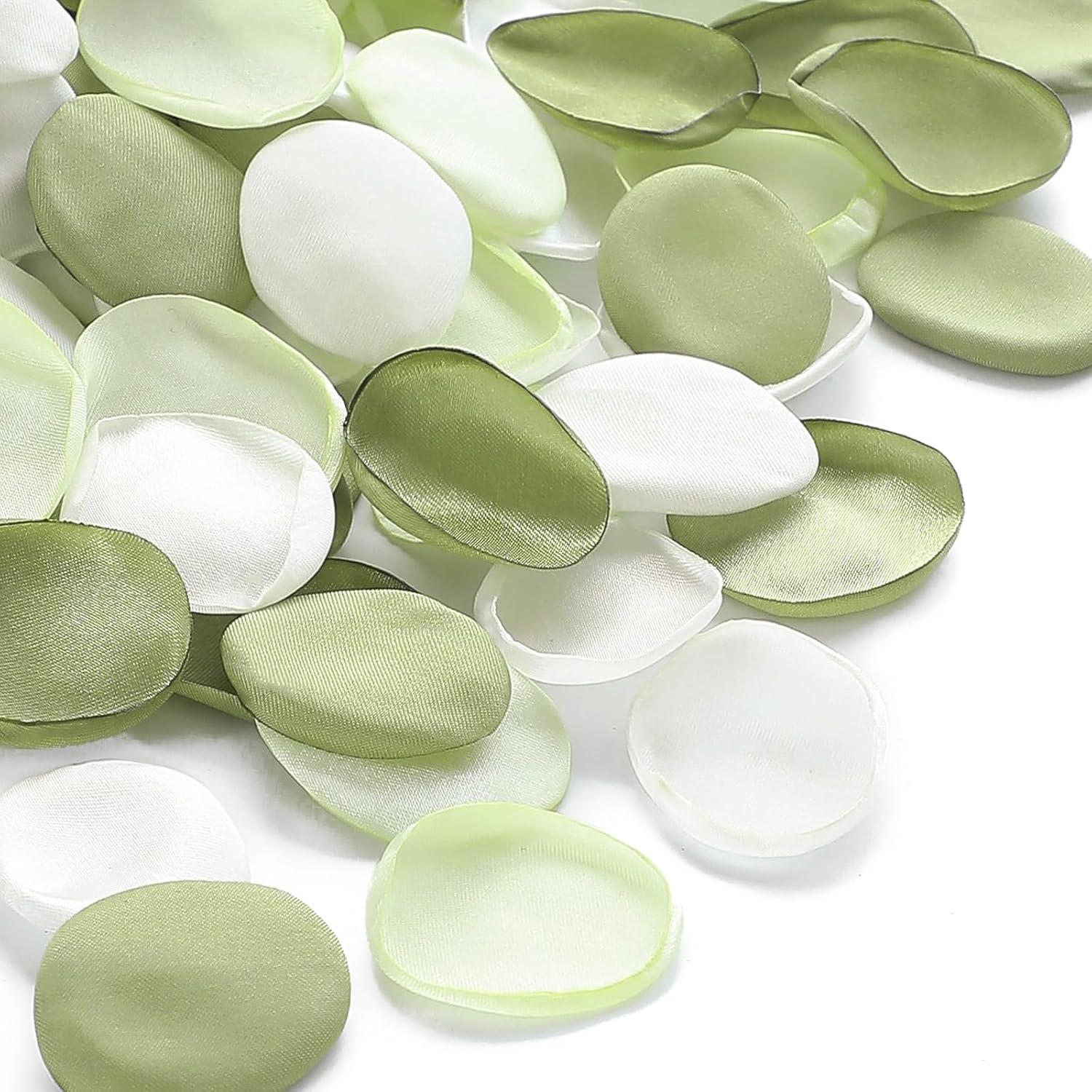 

100/500pcs Realistic Rose Petal Artificial Flowers -Bouquet for Weddings, Bridal Showers, Romantic Dinners & Centerpieces 100pcs светло-зеленый