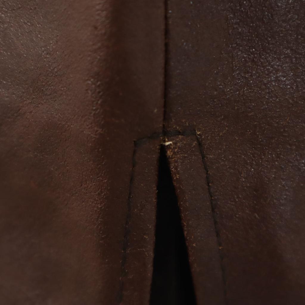 FUBU Midi length leather skirt 5 Brown Women Used