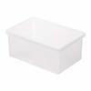 Polypropylene Storage Box, Medium Width 37 X Depth 25 X Height 16 Cm 82219418 Translucent