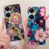 For Huawei Nova 11i Cute Flower Butterfly Cat Painted Case For Huawei Nova11i MAO-LX9 Soft Silicone TPU Phone Cases