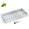 1 Stück Quadratische Silikon-Aroma-Diffusor-Schale Badezimmer-Schale Weiche Schmuckschale Schminktisch Dekorative Badezimmer-Schale Organizer