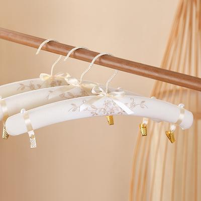 Wedding Party Storage Full Dress Fabric Suit Clothes Hanger Creative Bow Ribbon Photo Props Organization Supplies