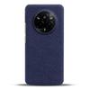 For Realme 14 Pro 5G Phone Case Cloth Texture Anti-Scratch Protective PC Back Cover