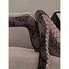 One-piece Mesh Socks For Spicy Girls Colorful Rose Jacquard Side Hollow Cross Straps Mesh Fishing Net Socks 7R8J