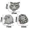 Decorazione Auto Animali Adesivi Logo Metallo 3D Leone/Aquila/Tigre Emblema Alluminio Badge Decalcomania Auto Auto Styling Accessori Auto