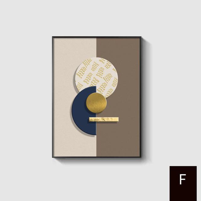 Nordic Luxury Posters and Prints Abstract Geometric Wall Art Color Block Canvas Painting for Living Room Home Decoration Cuadros