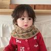 Children's Winter Plaid Neck Gaiter - Thick, Windproof, Warm Pullover for Boys & Girls