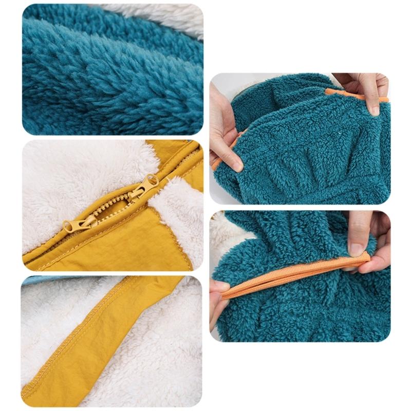 Outdoor Dog Coat with Back and Chest Coverage, Front Opening and Soft Fleece Pet Jackets for Cold Season Layer Use
