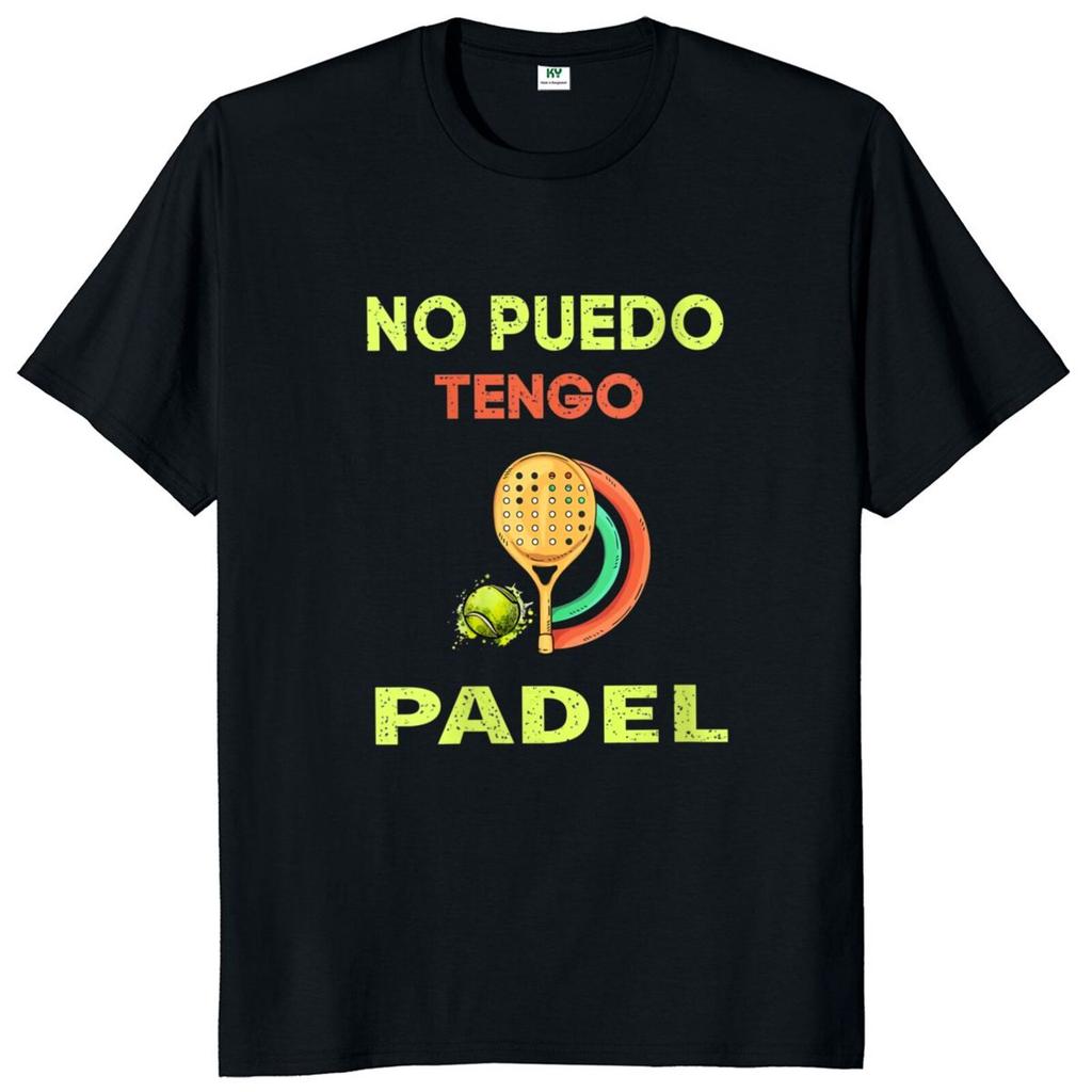 Vintage I Can't I Have Padel And Tennis T-shirt Funny Sports Balls Lovers Retro Tee Top EU Size Summer Cotton Men Women T Shirt