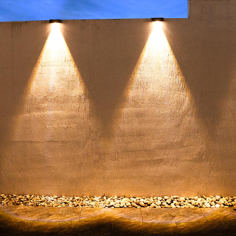 Waterproof Solar Wall Light for Courtyard, Villa, Garden, and Home - Outdoor Atmosphere Lighting
