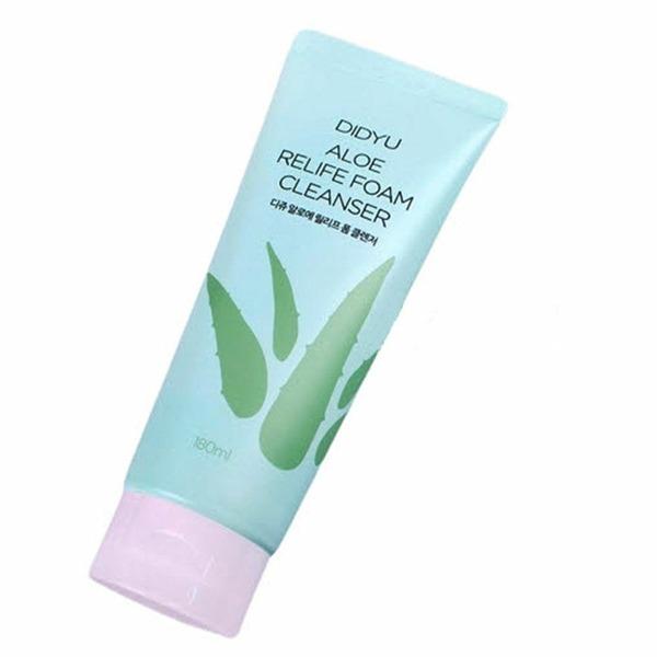 DIDYU Aloe Relief Foam Cleanser 180ml (WDB2758)