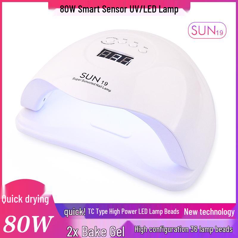 Mini Shell Quick-Dry Red Light Nail Lamp - No Blackening Handheld Gel Curing Device