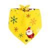 Holiday Pet Neckwear, Soft Christmas Neckerchief Cartoon Printed Dog Scarf Collar for Picture Days, Party Wear and Seasonal Style
