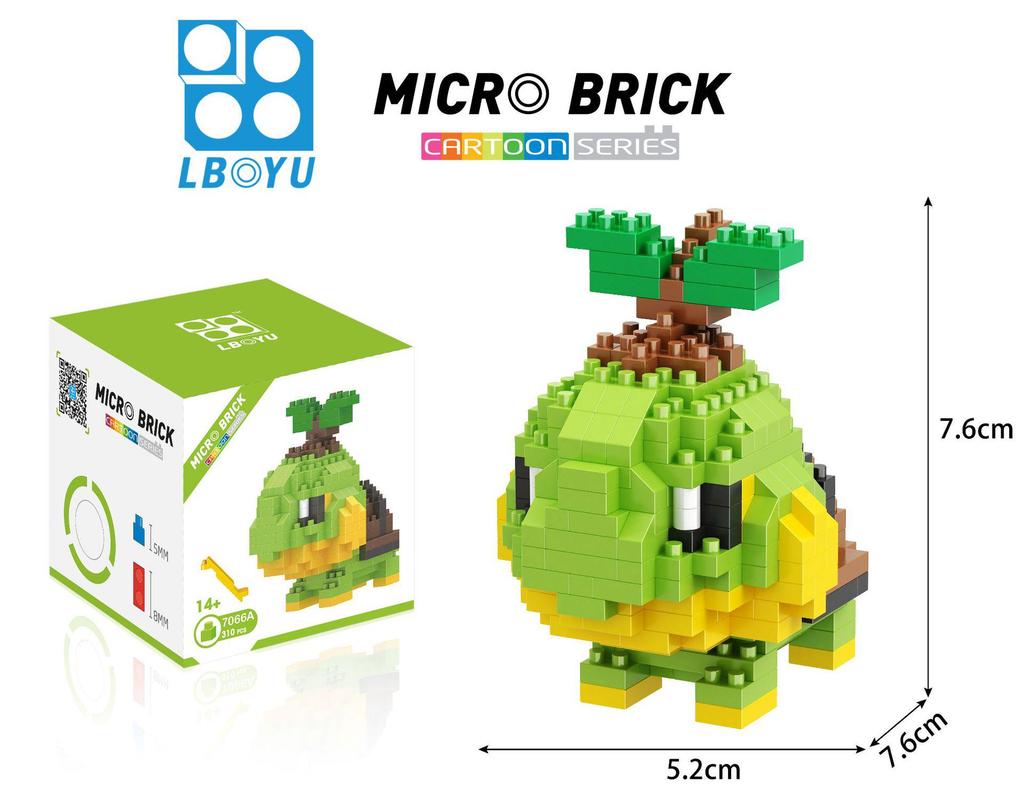 Leboyu 8093 Micro Diamond Block Toy - Educational Elf Assembly Set 