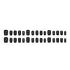 Elegant Black Nail Art Set: Chic and Trendy 30-Piece Collection in Various Sizes for a Stylish Look.