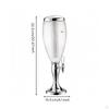 Beer Dispenser with Ice Column Illuminated Clear for Hosts, Home Bar, Parties,