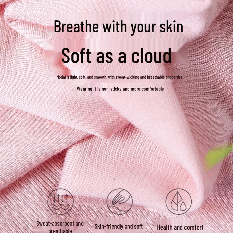 Sommerliche Fünf-Punkt-Modal-Leggings für Mädchen - Vielseitig, Dünn, Atmungsaktiv, Elastisch