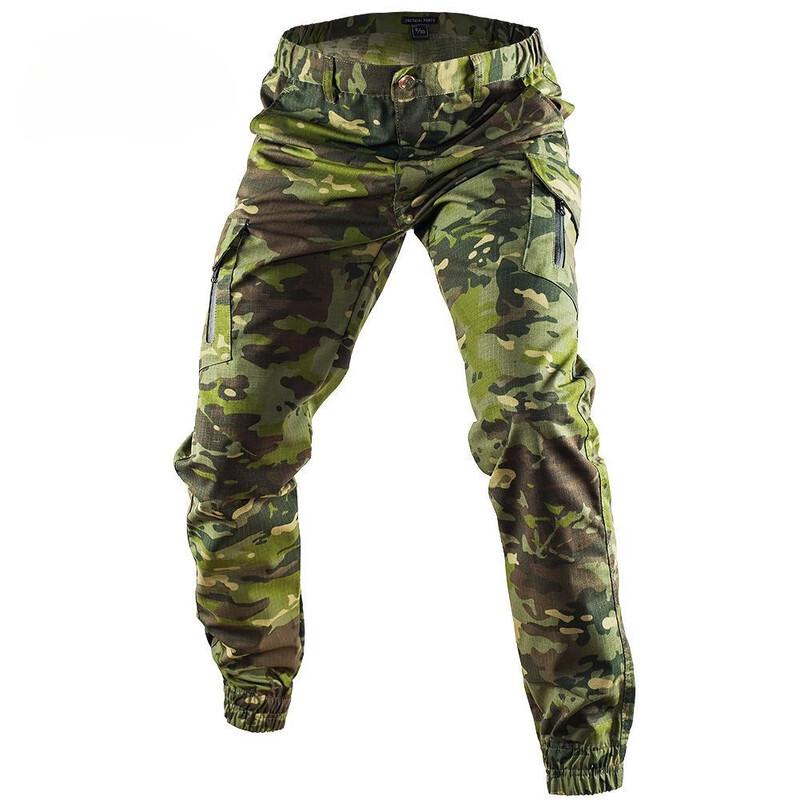 TLXT Herren Taktische Camouflage Jogginghose