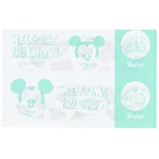 Skater First Aid Bandages M Size Bulk 50 Pieces Adhesive Disney Mickey Friends Made Japan QQB50-A