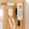 Space Saving Remote Holder Magnetic Control with Spring Rope Self-adhesive No Drill TV Wall Mounted Organizer Air Conditioner Anti-Loss Retractable