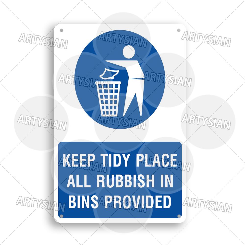 

Waste Disposal Metal Sign No Illegal Dumping No Littering Rubbish Plaque Rubbish Trash Garbage Waste Keep Clean Warning Plaque 20x30cm