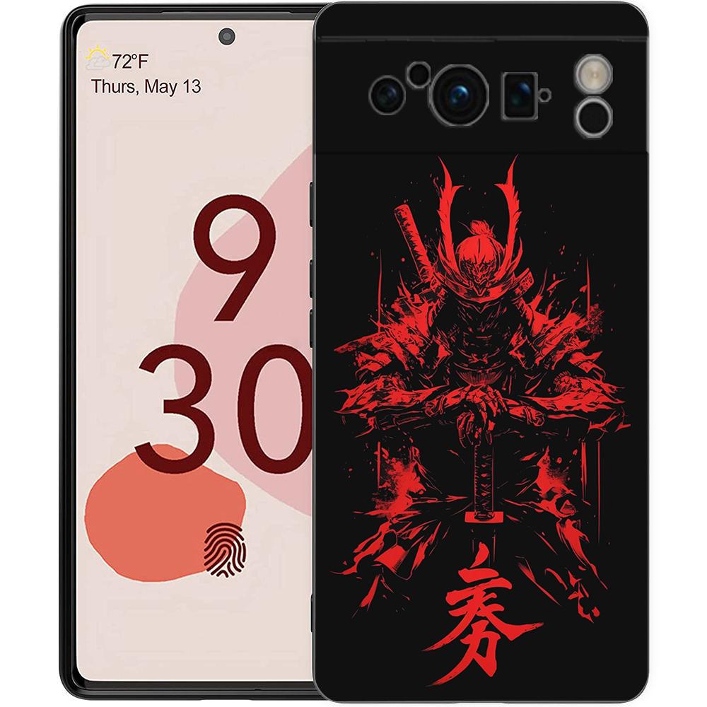 

Японский Бусидо Самурай Чехол для Телефона Для Google Pixel 10 9 8 7 6 Pro XL 9A 8A 6A 7A 5G Мягкий Ударопрочный ТПУ Черный Чехол Pixel 6 Pro
