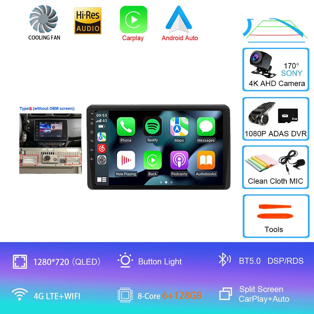For Renault Duster HM 2 2020 2021 Arkana 1 2019-2021 Car Radio 2din Android 14 Multimedia Player 4G GPS Navi Carplay AutoRadio