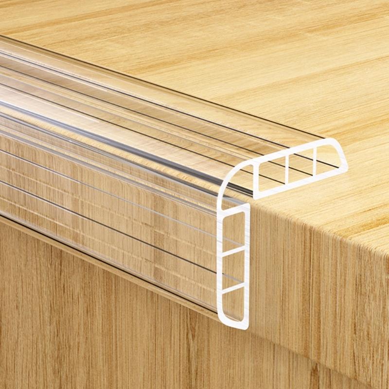 Clear Edges Protector Baby Safety Table Corner Bumper Thick PVC Nonsip Adhesive For Wood Glass Metal Surfaces