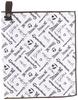 TaylorMade Golf Logo Microfiber Cart Towel, Black, 15" x 24