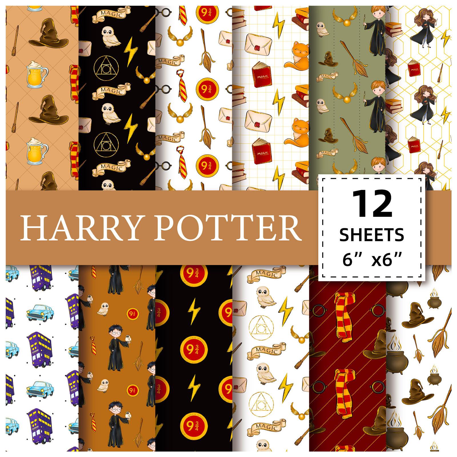 

12 Sheets/Pack Material Package Hand Account Background Paper Square 6 Inch Diy Album Background Paper Kindergarten Handmade 15cm*15cm