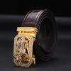 New Men's Belts Fashion Alloy Automatic Buckle Belt Business Casual Belt Genuine Leather Men's Belts Designer Male Waistband