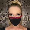 Rhinestone Mask New Dustproof Spliced Metal Mask for Women YX1320